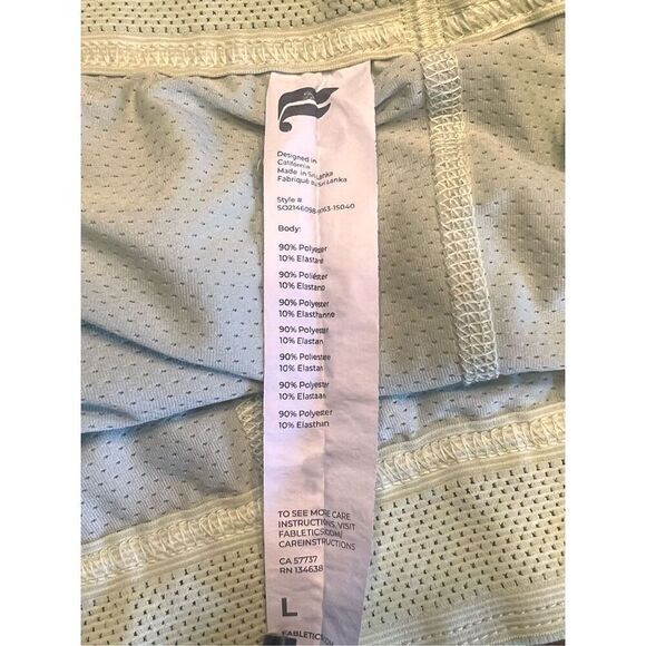 Fabletics Men's The 7-Inch Fundamental Lined Short Lime green Large - Picture 4 of 4